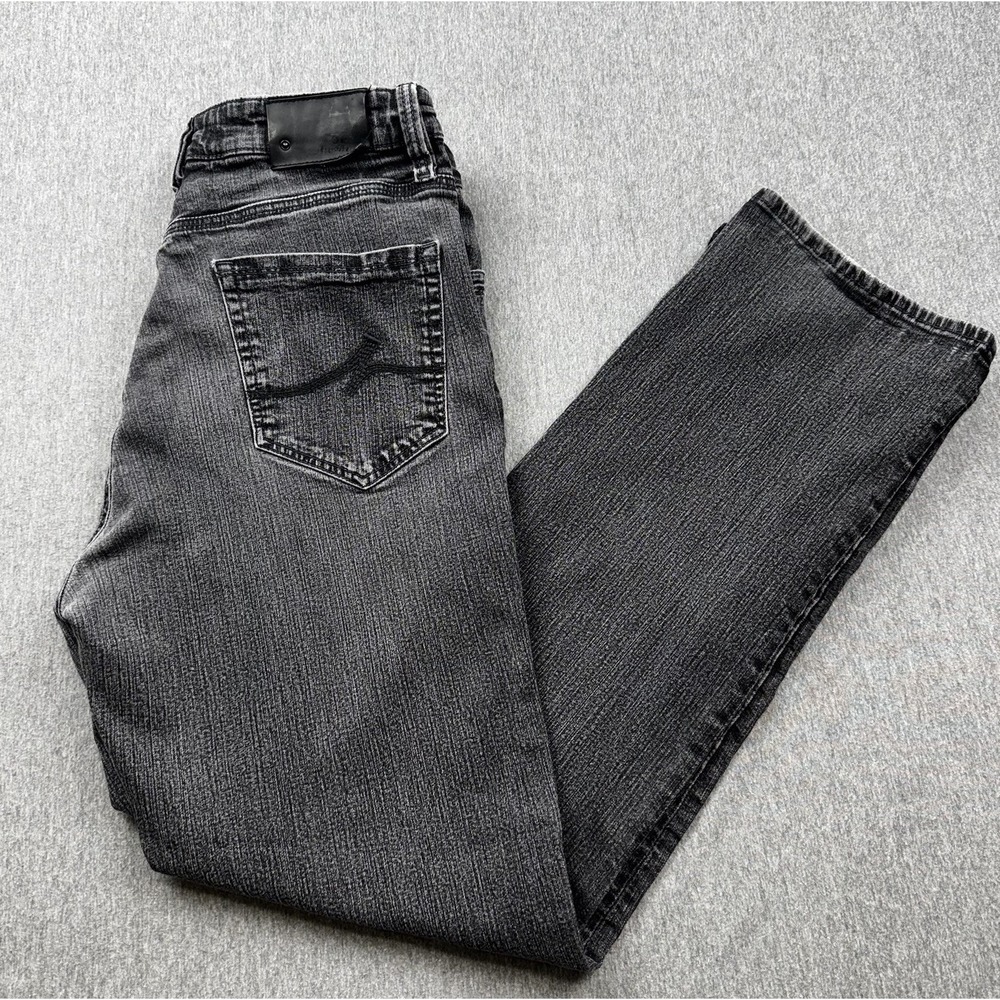 34 HERITAGE CHARISMA Comfort Rise Classic Denim Jeans Mens 35x32 Black/Gray‎